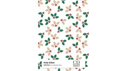 2 Fogli Carta da REGALO NATALIZZIA Instawrap Holly Glitter - 50x70cm