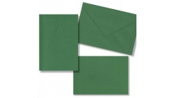 5 Biglietto d'auguri Verde con Albero di NATALE ideale per Bricolage capodanno