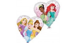 Palloncino foil mylar Principesse Disney a forma di Cuore - gonfiabile ad elio