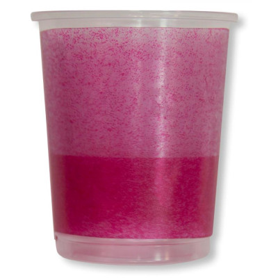 8 Bicchieri in plastica - Bicolor Rosa e fuxia - addobbo decoro tavola