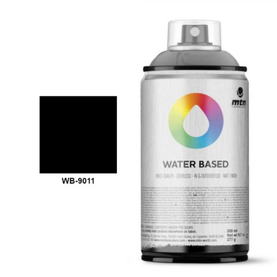 Montana Bomboletta Spray a Base d'acqua - Carbon Black - 300 ml