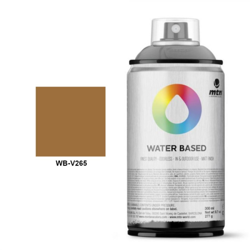 Montana Bomboletta Vernice Spray a Base d'acqua - RAW SIENNA - 300 ml