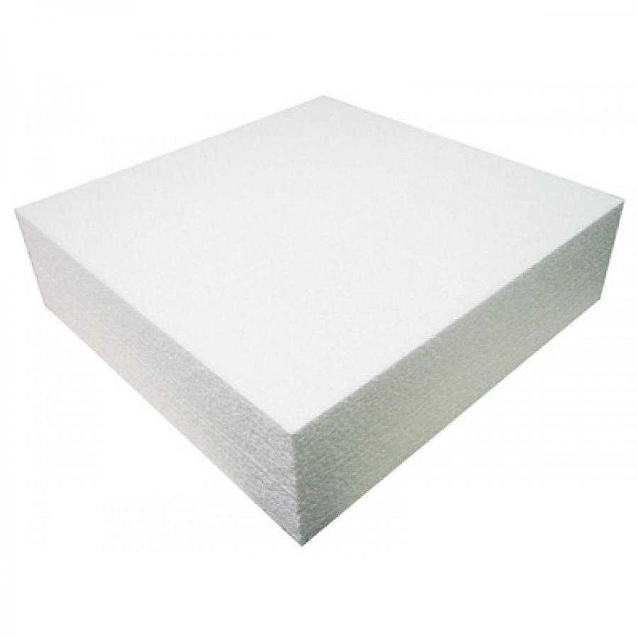 Torte fittizia quadrato densità in polistirolo espanso 20 20 x 20 cm 10 cm di altezza-shantys 