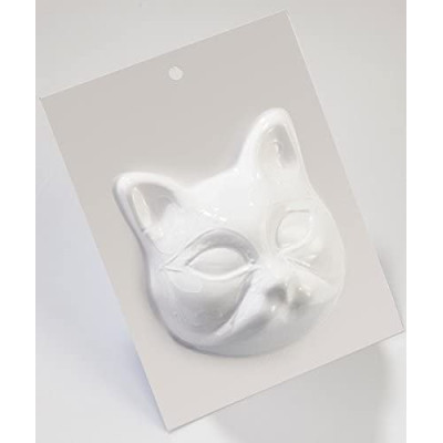 Stampo in plastica per maschera in cioccolato - carnevale veneziana gnaga gatto