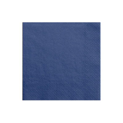 20 TOVAGLIOLI Blu in carta monouso - Tovagliolo di cellulosa 3 veli