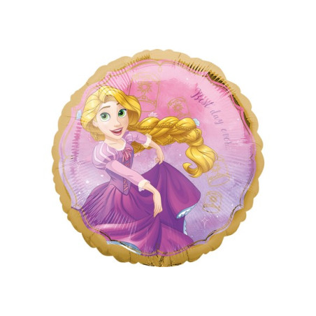 Pallone mylar Rapunzel Principesse Disney - 43 cm - gonfiabile ad elio