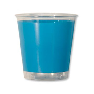 10 Bicchieri TURCHESE in plastica Kristal - addobbo decoro tavola